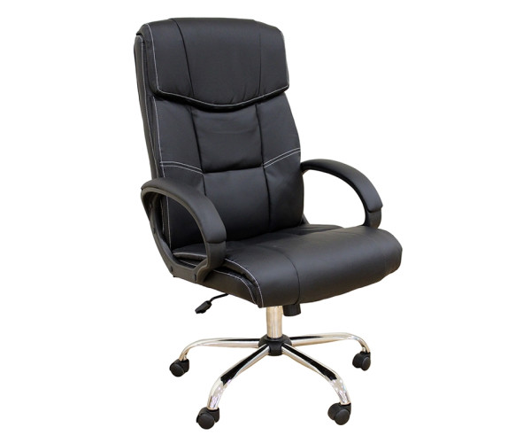 A9939 ΜΑΥΡΟ PVC ΠΟΛΥΘΡΟΝΑ ΓΡΑΦΕΙΟΥ 67Χ70Χ51-115/61-125εκ.